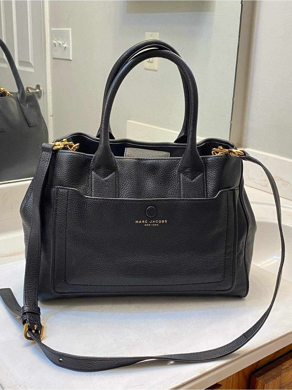 Marc Jacobs Empire City leather satchel excellent condition clean interior